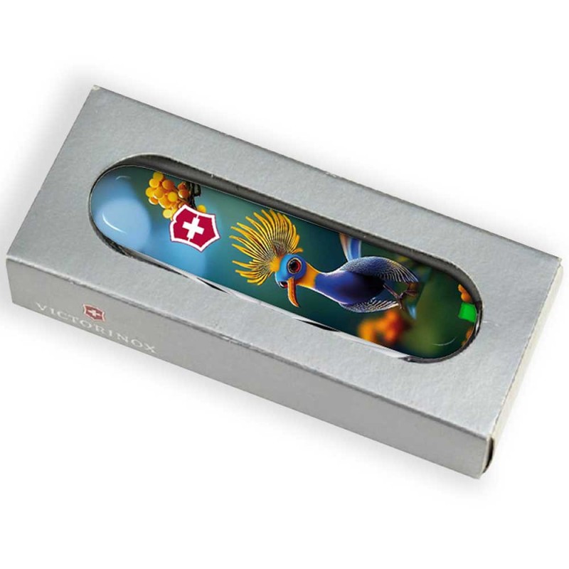 Швейцарский складной нож 91мм Victorinox SPARTAN DESIGN Райская синяя птичка 1.3603.3.R2090pk