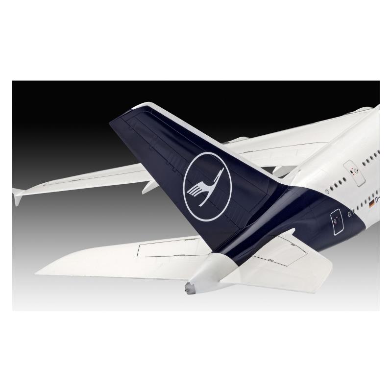 Збірна модель літака Збірна модель-копія Revell Літак Airbus A380-800 "Lufthansa" нова ліврея, рів 5, м: 1:144 1:144