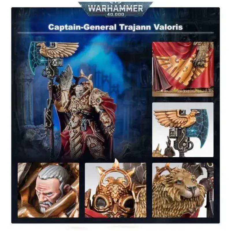 Миниатюра WARHAMMER 40000: ADEPTUS CUSTODES - TRAJANN VALORIS