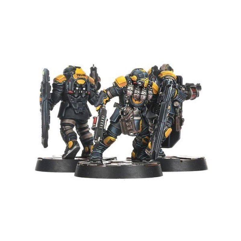 Набор миниатюр WARHAMMER 40000: NECROMUNDA — ПАТРУЛЬ ПАЛАНИТОВ-ПОДЧИНИТЕЛЕЙ