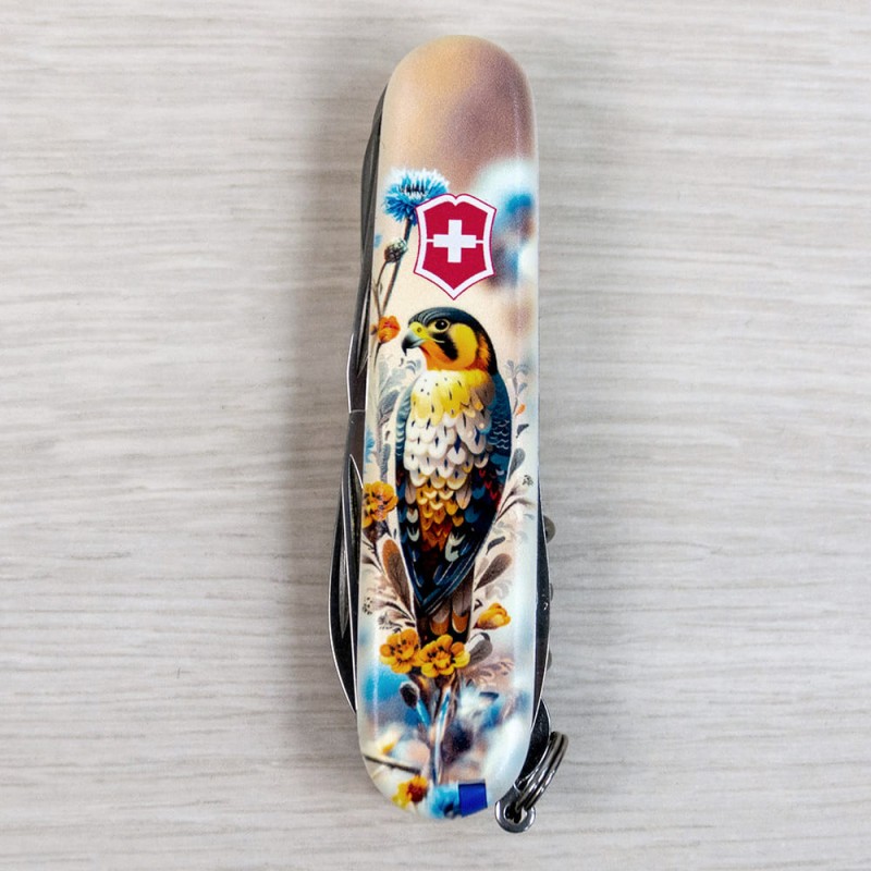 Швейцарский складной нож 91мм Victorinox HUNTSMAN UKRAINE 1.3713.7.T3260pw