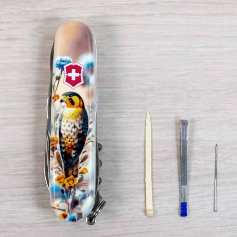 Швейцарский складной нож 91мм Victorinox HUNTSMAN UKRAINE 1.3713.7.T3260pw
