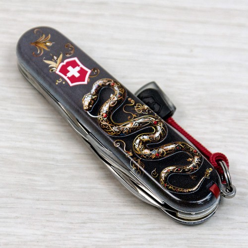Складаний ніж Victorinox SPARTAN ZODIAC 3D Розкішна змія 1.3603.3.Z4210hk