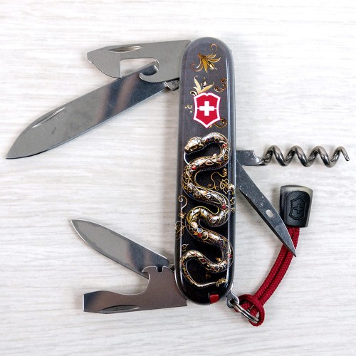 Складаний ніж Victorinox SPARTAN ZODIAC 3D Розкішна змія 1.3603.3.Z4210hk