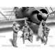 Сборная модель 1:32 Фигуры Итальянские пилоты в тропической форме (1939-1943) ICM 32110