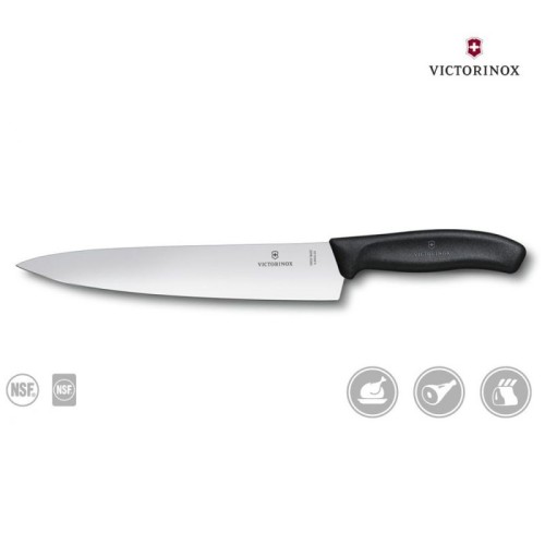 Обробний ніж Victorinox SWISS CLASSIC 22см чорн 6.8003.22B