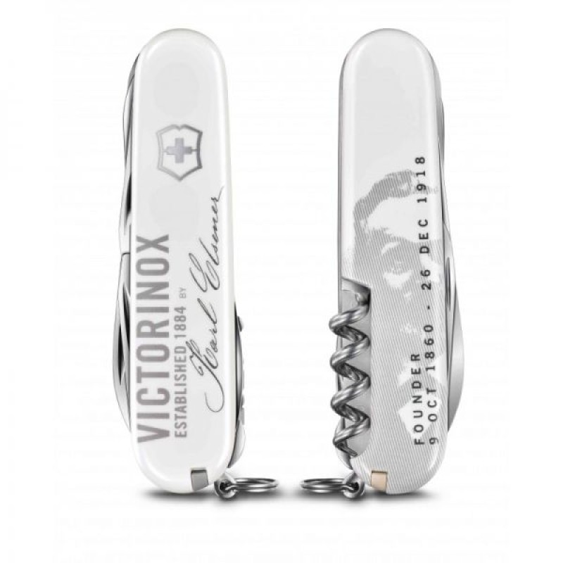 Набір Складаний ніж + Монета KARL ELSENER Lim.Ed.8000 Victorinox Huntsman 1.1918.J18
