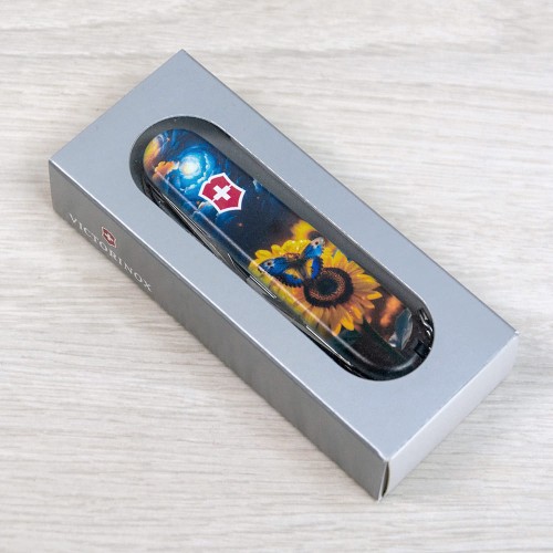 Швейцарский складной нож 91мм Victorinox HUNTSMAN UKRAINE 1.3713.3.T3240pw