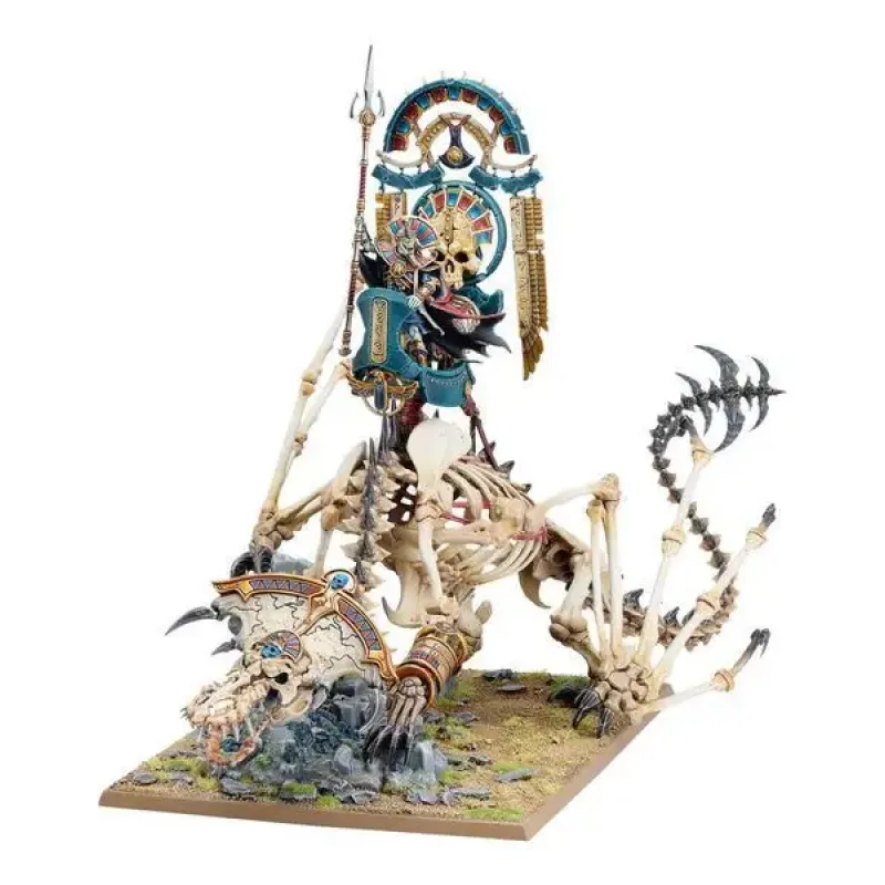 Миниатюра THE OLD WORLD: TOMB KINGS OF KHEMRI - TOMB KING ON NECROLITH BONE DRAGON