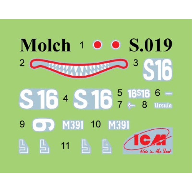 Збірна модель Збірна модель 1:72 міні-субмарини K-Verbände ICMS020
