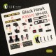 MH-60L Black Hawk 3D декаль интерьер для комплекта Kitty Hawk 1:35 КЕЛИК K35010