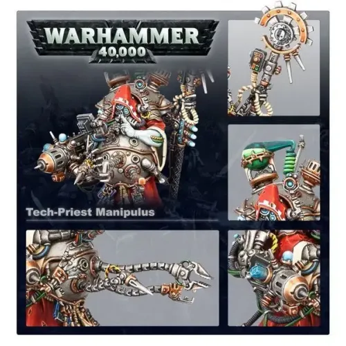Мініатюра WARHAMMER 40000: ADEPTUS MECHANICUS - TECH-PRIEST MANIPULUS