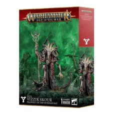Мініатюра AGE OF SIGMAR: SKAVEN - VIZZIK SKOUR PROPHET HORNED RAT