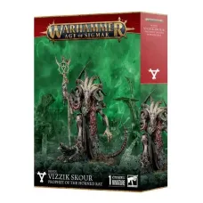 Мініатюра AGE OF SIGMAR: SKAVEN - VIZZIK SKOUR PROPHET HORNED RAT
