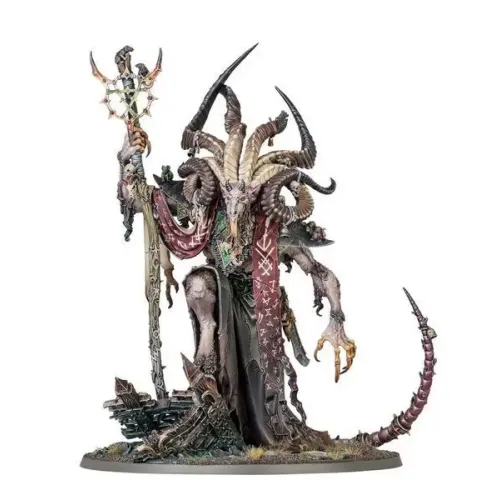 Мініатюра AGE OF SIGMAR: SKAVEN - VIZZIK SKOUR PROPHET HORNED RAT