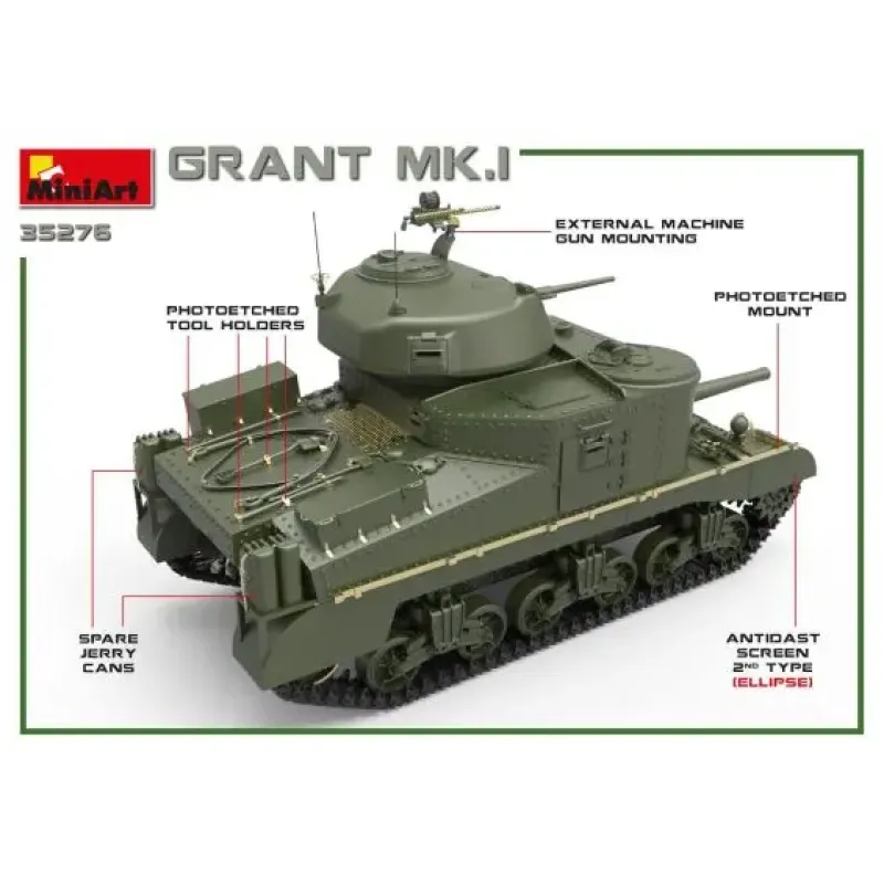 Танк GRANT Mk.I 1:35