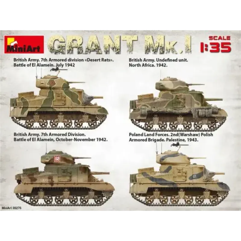 Танк GRANT Mk.I 1:35