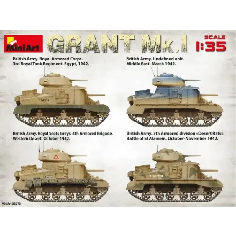 Танк GRANT Mk.I 1:35