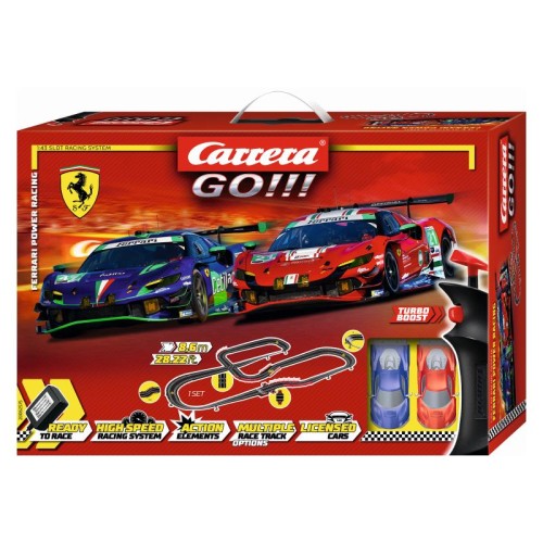Автотрек Carrera GO!!! Потужні перегони Ferrari, довжина траси 8.6 м.