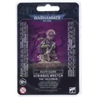 Миниатюра WARHAMMER 40000: DEATH GUARD - SCRIBBUS WRETCH THE TALLYMAN