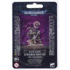 Миниатюра WARHAMMER 40000: DEATH GUARD - SCRIBBUS WRETCH THE TALLYMAN