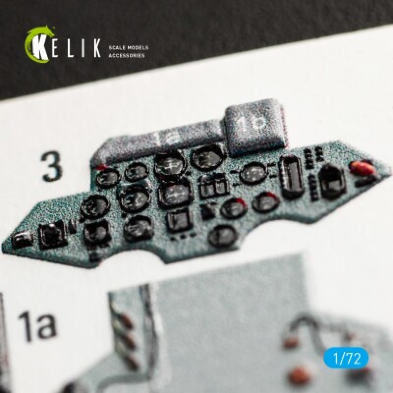 SU-27 3D декаль інтер'єр для комплекту Trumpeter 1:72 KELIK K72040