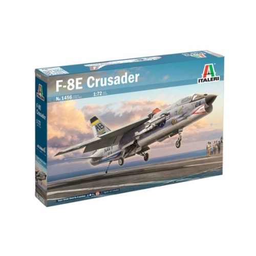 Збірна модель літака Збірна модель 1:72 Літак F-8E Crusader Italeri 1456 1:72