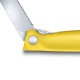 Складаний ніж для пікніка Victorinox SWISS CLASSIC 11см хвил жовт 6.7836.F8B