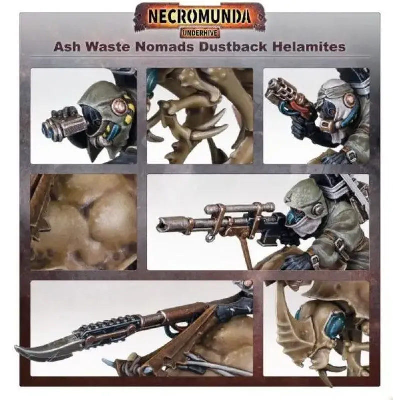 Набор миниатюр WARHAMMER 40000: NECROMUNDA - ASH WASTE NOMADS DUSTBACK HELAMITES