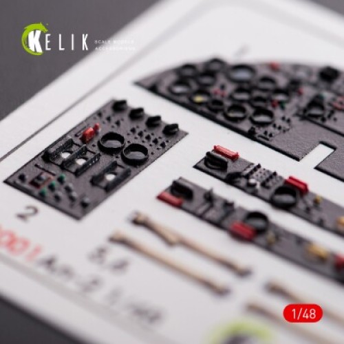 AN-2 Colt 3D декаль інтер'єр для комплекту HobbyBoss 1:48 KELIK K48001