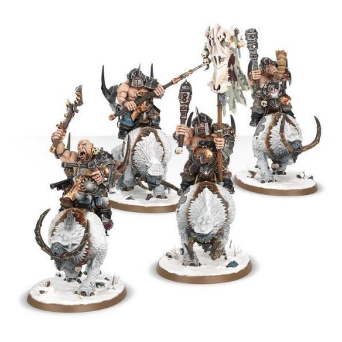 Набір мініатюр AGE OF SIGMAR: BEASTCLAW RAIDERS - MOURNFANG PACK