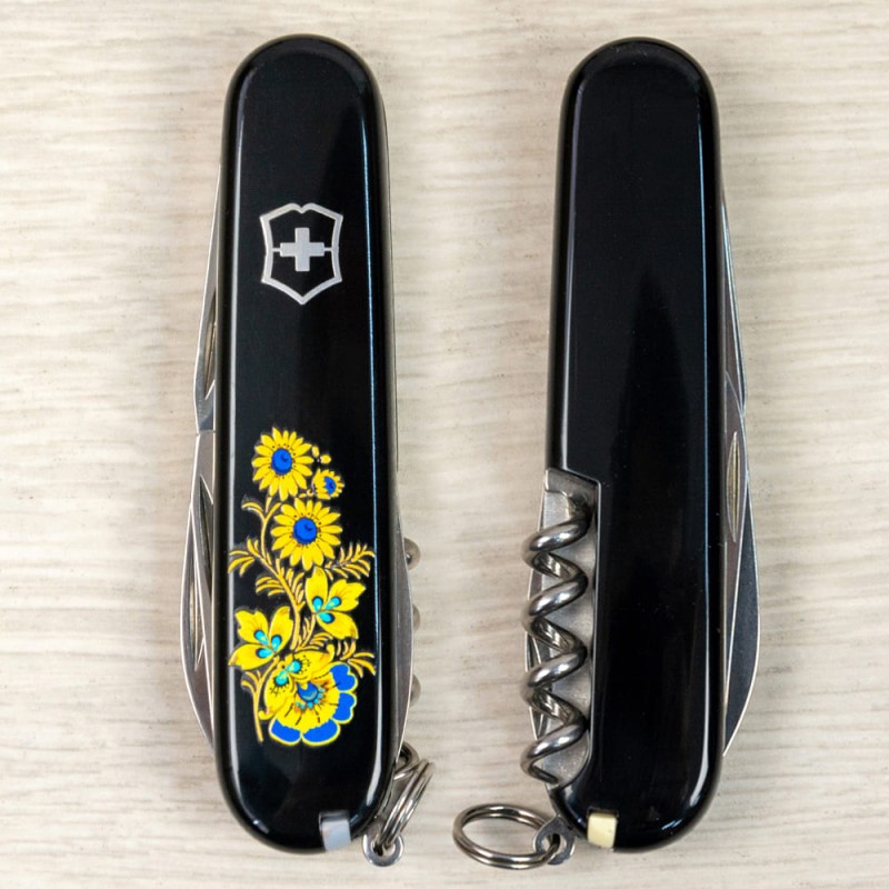 Складаний ніж Victorinox SPARTAN UKRAINE Квіти 1.3603.3_T1050u