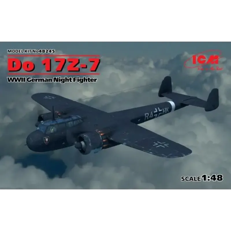 Сборная модель самолета Do 17Z-7 1:48