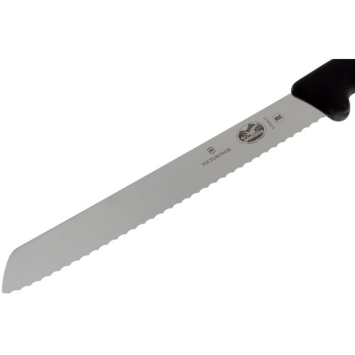 Ніж для хліба Victorinox FIBROX 21см хвил чорн 5.2533.21