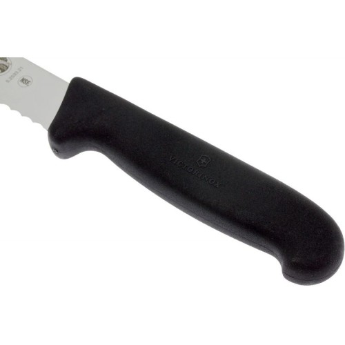Ніж для хліба Victorinox FIBROX 21см хвил чорн 5.2533.21