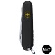 Складаний ніж Victorinox SPARTAN MAT чорний матовий лак з жовт.лого 1.3603.3.M0008p