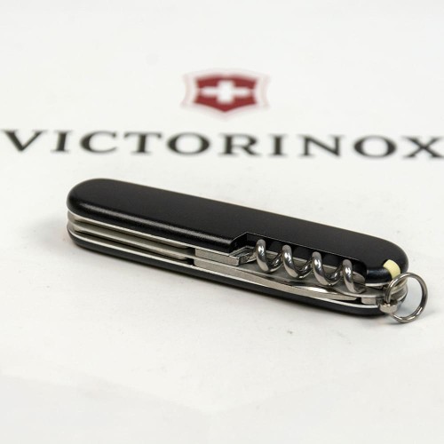 Складаний ніж Victorinox SPARTAN MAT чорний матовий лак з жовт.лого 1.3603.3.M0008p