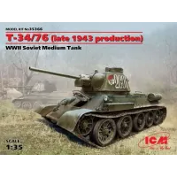 Средний танк Т-34/76 (производства конца 1943 г.) (ICM 35366)
