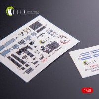 OV-10D+ Bronco 3D декаль интерьер для комплекта ICM 1:48 КЕЛИК K48011