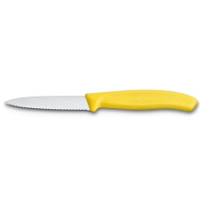 Ніж для чищення овочів Victorinox SWISS CLASSIC 8см хвил жовт 6.7636.L118
