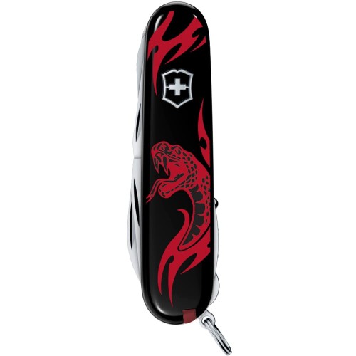 Швейцарский складной нож 91мм Victorinox HUNTSMAN ZODIAC Поразительная змея 1.3713.3.Z4351u