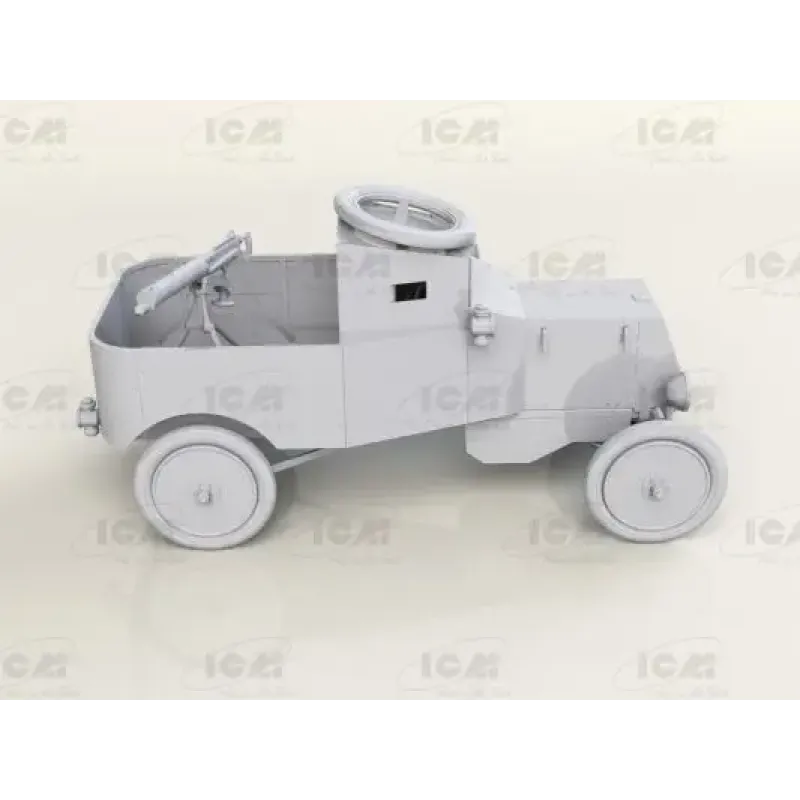 Бронеавтомобиль RNAS Model T с британским танковым экипажем (Первая мировая война)