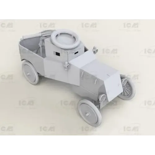 Бронеавтомобиль RNAS Model T с британским танковым экипажем (Первая мировая война)