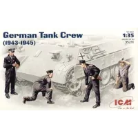Збірна модель 1:35 Німецький танковий екіпаж (1943-1945 рр.) ICM 35211