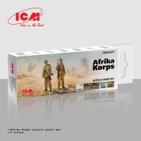 Набір акрилових фарб для африканського корпусу ICM 3077