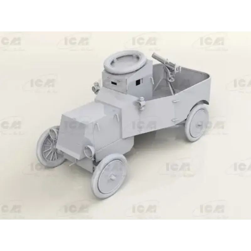 Бронеавтомобиль RNAS Model T с британским танковым экипажем (Первая мировая война)