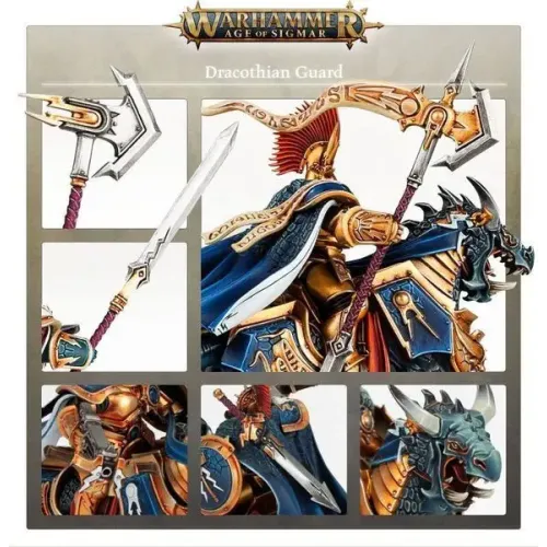 Набор миниатюр AGE OF SIGMAR: STORMCAST ETERNALS - DRACOTHIAN GUARD