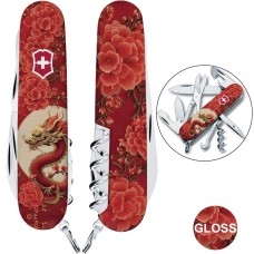 Складаний ніж Victorinox CLIMBER ZODIAC Китайський червоний дракон 1.3703.Z3250p