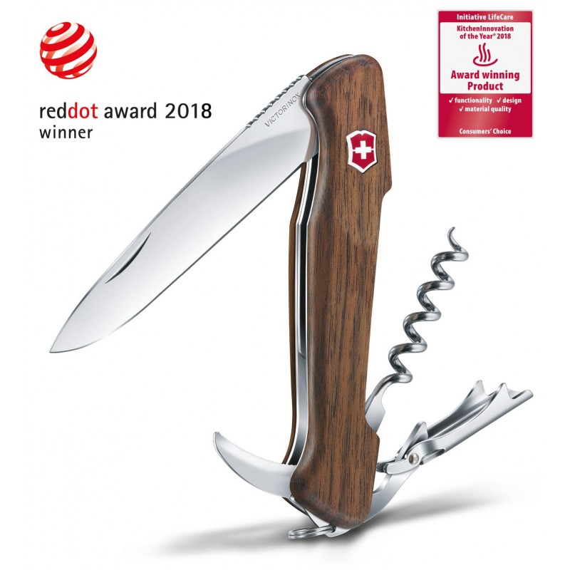Швейцарский складной нож 130 мм Victorinox WINE MASTER WOOD 0.9701.63
