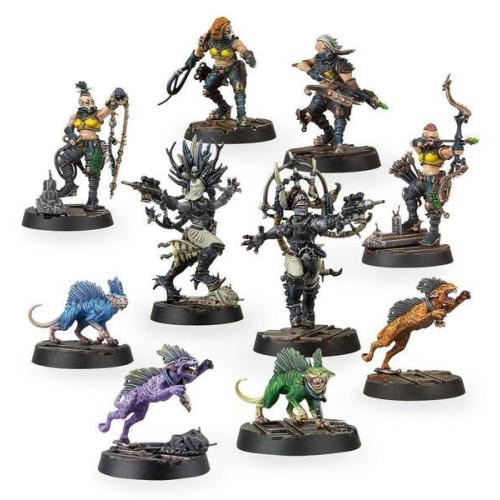 Necromunda Набор миниатюр WARHAMMER 40000: NECROMUNDA - ESCHER DEATH-MAIDENS AND WYLD RUNNERS